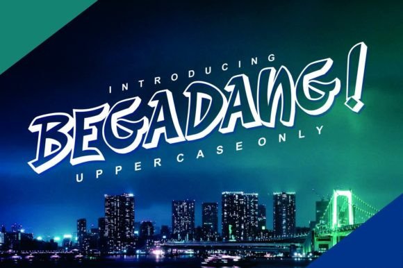Begadang: A Display Font for Modern, Playful Branding