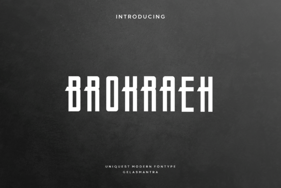 Brokraeh: Elevate Your Design with Bold Typography