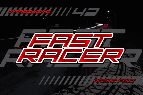 Fast Racer: The Futuristic Font for Dynamic Design