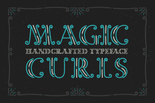 Magic Curls: A Typeface for Enchanting Visual Design