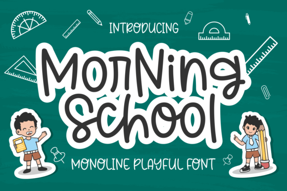 Morning School Font: A Joyful Tool for Creative Design