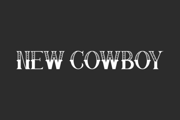New Cowboy: A Western Display Font for Modern Design