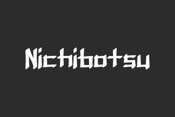 Nichibotsu: A Bold Japanese Display Font for Impactful Design