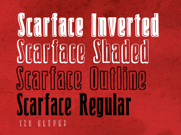 Scarface Font: Bold Typography for Modern Design Projects
