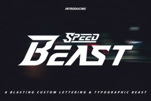Speed Beast: The Ultimate Display Font for Dynamic Design