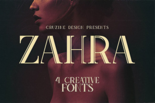Zahra: A Modern Grunge Font for Bold Design